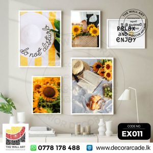 EX011-Beautiful Sunflower Wall Art