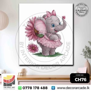 CH76-Baby Elephant Wall Art