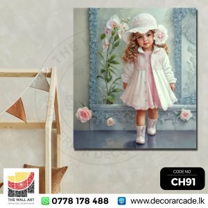 CH91-A Little In Vintage Fashion Wall Art