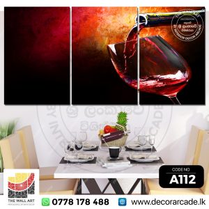 A112-Red Wine Wall Art