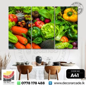 A41-Healthy Vegetables Wall Art