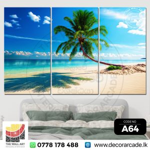 A64-Beach In Afternoon Wall Art