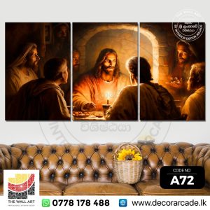 A72-Jesus Discuss With His Followers Wall Art