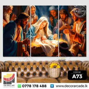 A73-Birth Of Jesus Wall Art