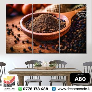 A80-Black Pepper And Flour Wall Art