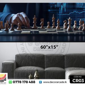 CR03-A Brilliant Chess Game Wall Art