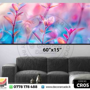 CR05-Colourful Small Plants Wall Art