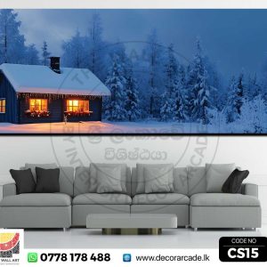 CS15-A Snow Scenery Wall Art