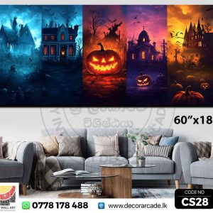 CS28-Group Of Halloween Images Wall Art