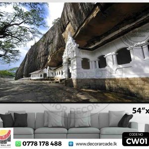 CW01-Dambulla Raja Maha Viharaya Wall Art