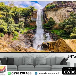 CW06-Waterfall Flowing Wall Art