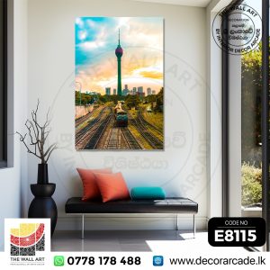 E8115-Lotus Tower Wall Art