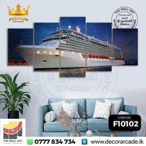 F10102-Large Cruise Ship Wall Art