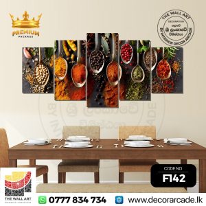 F142-Colorful Spice For The Kitchen Wall Art