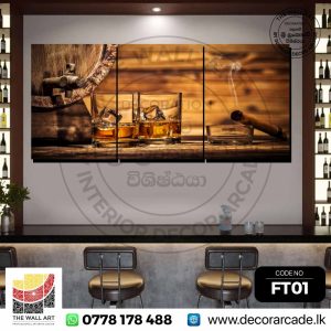 FT01-Glass Of Whiskey Wall Art