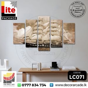 LC1071-Ancient Sailing Ship Wall Art