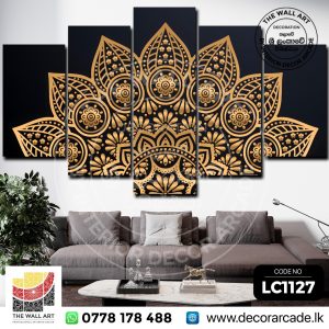 LC1127-Beautiful Mandala Flower Wall Art