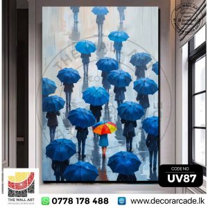 UV87-Out Of Majority Girl Wall Art