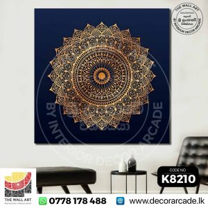 K8210 Golden Mandala  Wall Art