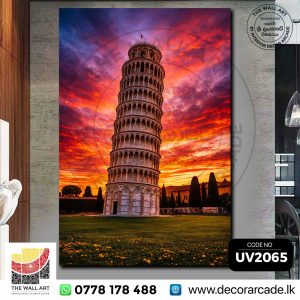 UV2065 Leaning Tower of Pisa Wall Art