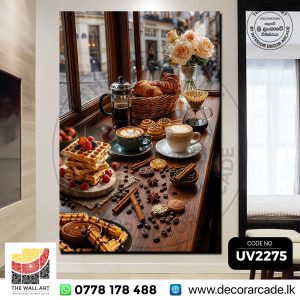 UV2275 Modern Cozy Coffee and Breakfast Wall Art