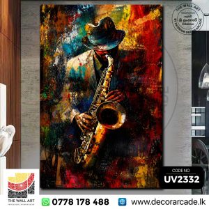 UV2332 Saxophone Rhapsody Wall Art