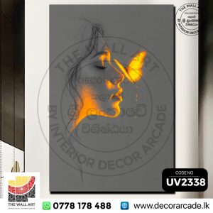 UV2338 Girl Wall Art