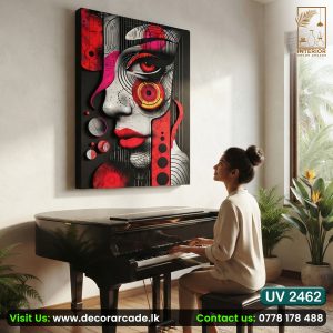 UV2462 Girl Wall Art
