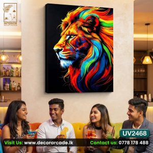 UV2468 Lion Wall Art