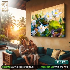 E8121 Lotus Wall Art