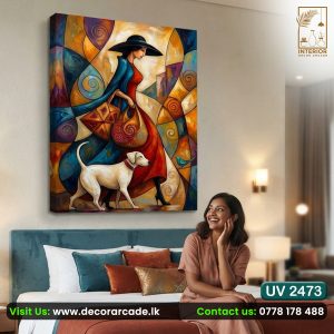 UV2473 Girl Wall Art