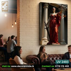 UV2493 Lady Justice Wall Art