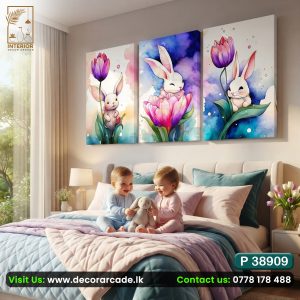 P38909 Rabbits Wall Art