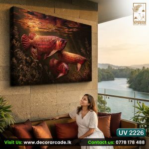 UV2226 Arowana Fish Wall Art