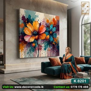 K8201 Flower Wall Art