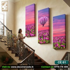 CE61 Pink Tulip Wall Art