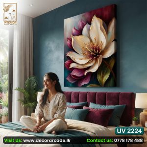 UV2224 Flower Wall Art