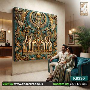 K8330 Egyptian relief design depicting pharaohs Wall Art