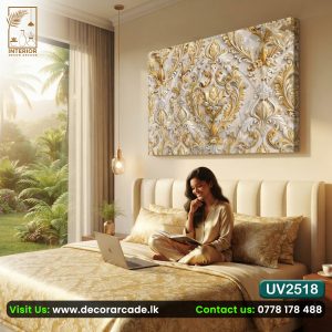 UV2518 European damask/baroque style Wall Art