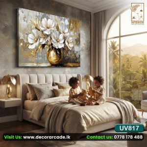 UV817 Flower Vase Wall Art