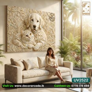 UV2522 Cat & Dog Wall Art