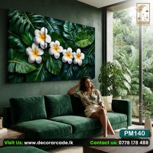 PM140 Temple Flower Wall Art