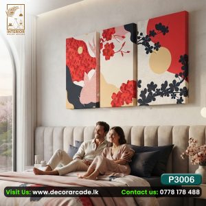 P3006 Japanese Flowers Wall Art