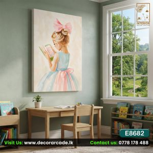 E8682 Girl Wall Art