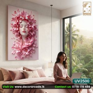 UV2500 Girl Wall Art