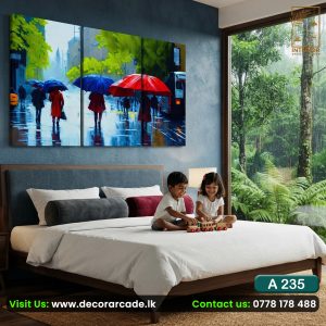 A235 Rain Wall Art