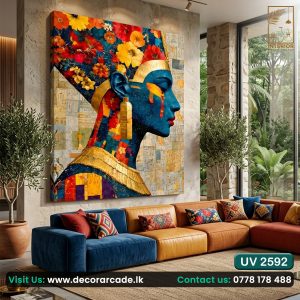 UV2592 Egyptian themed portrait canvas Wall Art