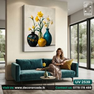 UV2539 Flower Vase Wall Art